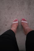 This is my first time ordering from Lulus and I'm impressed! This shoe is everything I was looking for, style, comfortability and versatile! Usually when I wear heels I have to get a half size up but not with these! I wear a 6.5 and that's what I ordered and they fit perfectly! I pranced and danced around my house for a while in these shoes just to get a good feel and they are indeed comfortable, I was able to dance with no problem! The heel height is perfect as well. I highly recommend these shoes! - Ebony K.