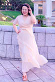 I altered the sleeve slits. Though the length of it fits on me like a maxi, I'm totally ok about it. Will definitely get this in all other available colours. - Jeanette N.
