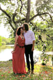 Very soft, light material, the color is so beautiful! 
I felt like a Druid Princess running through the woods.
My wonderful husband kept telling me how magical l looked.
I love this dress! THANK YOU LULUS! - Cristhia C.
