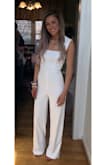I wore this as my bridal shower outfit. It was perfect I got so many compliments on it. me being 5'5 with my 3 inch heels it fit perfect!! - Samantha S.