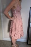 Fits perfectly! Love that it has pockets. Wearing as a bridesmaid dress for a small non-traditional wedding. - Jaimie D.