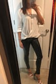 My absolute favorite pair of leather leggings. They are so comfortable and easy to move in. The waist comes up high enough too that they create a nice smoothing effect. I definitely want a second pair. - Cara R.