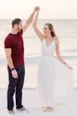 This dress is comfortable and so cute. I wore it for my engagement shoot and it was perfection! - Kaitlin B.
