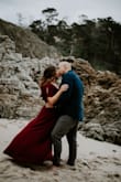 I loved this dress for my engagement photos! It was quite long so I had to have it hemmed 4 inches, but I'm short so... story of my life lol! I also had my seamstress take it in on the shoulders too! I ordered a medium which is my normal size but it was just too loose and I felt like I would be too exposed without it being taken in. I was surprised because the bust is not normally the area I have extra room in but it all worked out in the end. Maybe I would go with a small next time, didn't have enough time to find out, it was easier to just have it taken in :) love it! Will definitely order from Lulus again! - Jillian W.