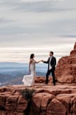 Took anniversary photos on top of a mountain in Sedona and it was perfect. Fit was great and perfect for the photos, like it better than my wedding dress :) - Destiny W.
