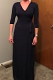 I wore this dress to my Valentines Party and it was perfect. The longer sleeves made it warm well still keeping its sexy look. - Paula H.