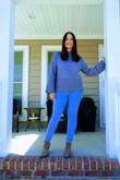 This sweater fits perfectly! Super cozy and comfortable to wear. - Kathiria C.