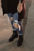 Absolutely love these boots!! So comfortable. I thought they would hurt my feet the first time I wore them. Thought I would have to break them in. But they were super comfy right outta the gate!! 
And I really love how they zip on the side. - Shauna M.