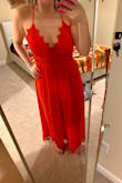 Fits great!! The legs are larger than I though. Kinda looks like a dress! But I Love! - Lynden W.