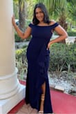Bought this dress for my brothers wedding and the whole night I kept getting compliments. True to size and the material is awesome. It hugs your body. 
Buy it now! - Victoria S.