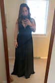 Had to get it shortened to wear with 2.5" heels. Lots of compliments. Can definitely wear again. - Dee K.