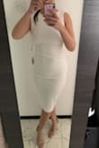 I am going to wear this dress at an important event because it fits perfectly and the material is just right. I don't feel like it's see-through and in my opinion, it's a very elegant choice. - Alina M.