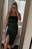 I was way more excited for this dress than when I got It. I think this dress is perfect for slimmer / smaller chested women. The color and material are nice but the dress itself just didn't suit me and I ended up returning. - Suzette B.