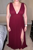 The dress is so perfect! Obviously super long because I'm very short but I've got it altered. Using it for my bridesmaid dress and I'm very pleased with the material and look of the dress! Side note Lulus worked with me so well since UPS lost my package at first. I contacted Lulus and they sent me my whole order two days later! Great service!! - Ivana M.