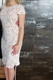 This dress is so comfortable, beautiful, and classy. It first perfectly and the length was perfect, too! Zipping it up and down was tricky but doable! - Karly M.