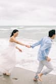 I loved wearing this dress for our beach engagement pictures. I felt beautiful in it. It's flowy, so your body insecurities won't really show. It was a tab tight on my back area, but not enough to need a whole different size. I didn't want to order a large (currently on a weight loss journey) so I ordered a medium and I was so happy that it fit! - Maria M.