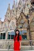 I wore this dress during a trip to Spain and surprisingly I felt pretty comfortable walking in it for the entire day. The dress is very form-fitting and can accentuate your curves. It's a vibrant, bright red that makes me happy. - Danna Z.