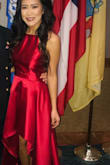 I felt absolutely gorgeous in this gown all night long. I wore it to a very special event and received compliments all night! I loved this dress so much I also bought it in Emerald green for the annual holiday party! TOTALLY RECOMMEND!!! - Monica R.