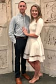 I wore this to my bridal shower and got so many compliments! It is so classy and very flattering. It's the perfect length for a shower. With heels it hit just above the knee. - Heather S.