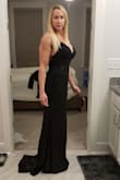 I didn't keep because I selected another dress I ordered at same time from Lulus bit the fit was great. Super sexy but perfect for Gala's or Christmas parties. - Celia B.