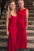 Got a lot of compliments on this dress! Did have to pay a decent amount to get it altered, even though I got a small. Had to bring in the bust or else it would've popped out a little around my boobs, and had to bring in around the butt a little, just so it would fit tighter. I got it on sale though so I had some extra money to work with. It's great quality and all around I like it and it will be good for events for years! - Anna T.
