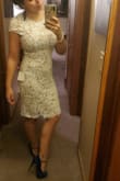 If you want this tight like in the picture size down! Otherwise super cute. Will be perfecr for bridal shower! - Deanna L.