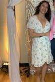 I was hesitant at first, but the dress was beautiful. The only thing I'd say you should be weary about is the color of underwear you wear under because the material is on the thinner side. Bright underwear will show. - Morelia M.