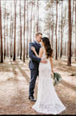 This dress was the love at first sight. It's everything I was looking for and yes I was nervous to order an online dress but SO glad I did. Great quality, it's lined so no need bras, and the lace details are gorgeous. I wore it for 8 hours so comfortable. Love love love! - Rutsamiman R.