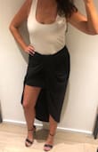 Loved wearing this skirt! It was flowy and comfy. Just the Right about of sexiness for a work party. - Lia Z.