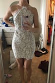 This dress is super flattering. I was reluctant to order a body on dress because I have a very unproportional top to bottom ratio - I have a small chest and a big booty. This dress still fit super well thanks to the adjustable straps! It is a little on the short side but not in a way that made me feel uncomfortable. I love this dress! - Melissa N.