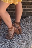 I wore these shoes for my sorority recruitment, and wearing heels all day can normally be very painful, but these were so incredibly comfortable. The perfect shoes for summer! - Karinna N.