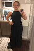 This was my favorite gown from Lulus. Fits perfectly and great for a long night. Not restricting at all - Chelsea B.