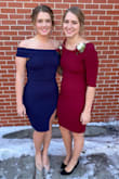 This dress was beautiful. I got many compliments. Only issue was the slit was a little short because I have large hips and butt. I was able to make it work. Very comfortable material. No bra was needed (for me at least). - ANnie J.