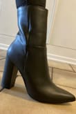 It felt like my feet were being strangled at a weird angle, and the outer soles were very slippery. These shoes feel unsafe to walk in. I returned them. - Olivia R.