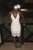 Absolutely love this dress. Fits like a glove and is very flattering. - Juanita W.
