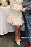 I bought these on sale for my wedding shower. I got so many complaints on them! I always worry about the straps rubbing my ankles wrong but these did not at all! - Mandi N.