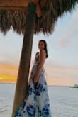 I wore this dress to a wedding and received so many compliments! I was perfect because it was light weight and the wedding was in Florida in August. I would definitely recommend this dress for any formal event! - Sarah S.