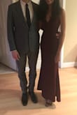 This is a great dress for a formal occasion. The material and quality are great and it is true to the pictures you see. It was figure hugging and it was thick enough where I didn't need to wear a brush with it. I'm pretty tall so it turned out slightly short for me, especially with heels. But definitely would recommend. - Anisha G.