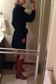 Perfect sweater dress. Good material and so classy. Loved the belt because it flatters figure immensely. So pleased! - Ava V.
