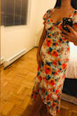 I have been looking for a dress like this for ages!! It fits amazing and it's the perfect floral romantic dress to go out on date. Don't think twice on buying it! I think this dress will sell out fast! And with spring around the corner. Cant wait to use it!!! - Shakira M.