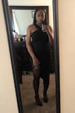 Slit is on the high end, but overall nice quality material and nice fit. - Tara C.