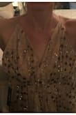 I wish this dress would have worked. First of all, I have never seen so much glitter in my house. I even put it on in the shower to keep the glitter at bay. Beautiful pattern, just didn't work for me.

I am somewhat tall, 5'8" but couldn't walk without tripping all over the material. I could have had it hemmed, but nothing about the top looked good. It's oddly designed, in my opinion. See my pics, where the sides look super droopy. Granted I don't have large boobs, but still. I ordered an XS due to other's reviews but it was way too small. 

I tried to exchange it but it was sold out, which was a blessing in disguise anyway -- I got a different Lulus dress. - Bridgette G.