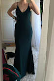 Ordered this dress for prom. Color came out as expected but material is quite heavy and hot. I am wearing this with 3 inch heels, so no need for hemming. I little big for small chested people like me. Was a little loose around the waist, so I just ordered an XS. I ordered several other dresses from Lulus and haven't decided which one I want, but this dress was very pretty. - Tess R.