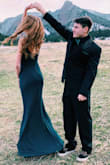 Really showed off the little curves I have. And a very very comfortable dress. I literally took a nap in it on prom night! - Grace M.