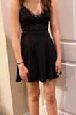 My daughter wore this for her winter formal and she loved it. It runs true to the size and super cute! - Cindy S.