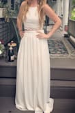 The top fit great but the skirt was very long and heavy but still so beautiful and I felt like a true bride to be !!! - Tanna J.