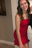 I love this dress. The material is super good and it fit really well. the straps are also adjustable which i really liked because I'm tall and a lot of dressed are too short for me so I could adjust it for me!! - Lauren S.