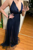 Loved this dress! I got it for a wedding and it was amazing. Ordered a size small and it was a tiny loose on my waist but there wasn't an extra small option and it worked really well regardless. Adjustable straps too! Great feature. Dress was made for someone really tall so if you need it for an upcoming event make sure you give yourself time to get it altered. - Taylor B.