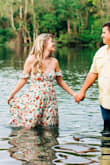 In love with this dress, so soft & comfortable and looked so romantic in engagement photos! - Kaiya C.