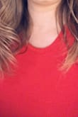 This top is perfect! The red color is perfect! I love that it's lightweight. - Colette S.